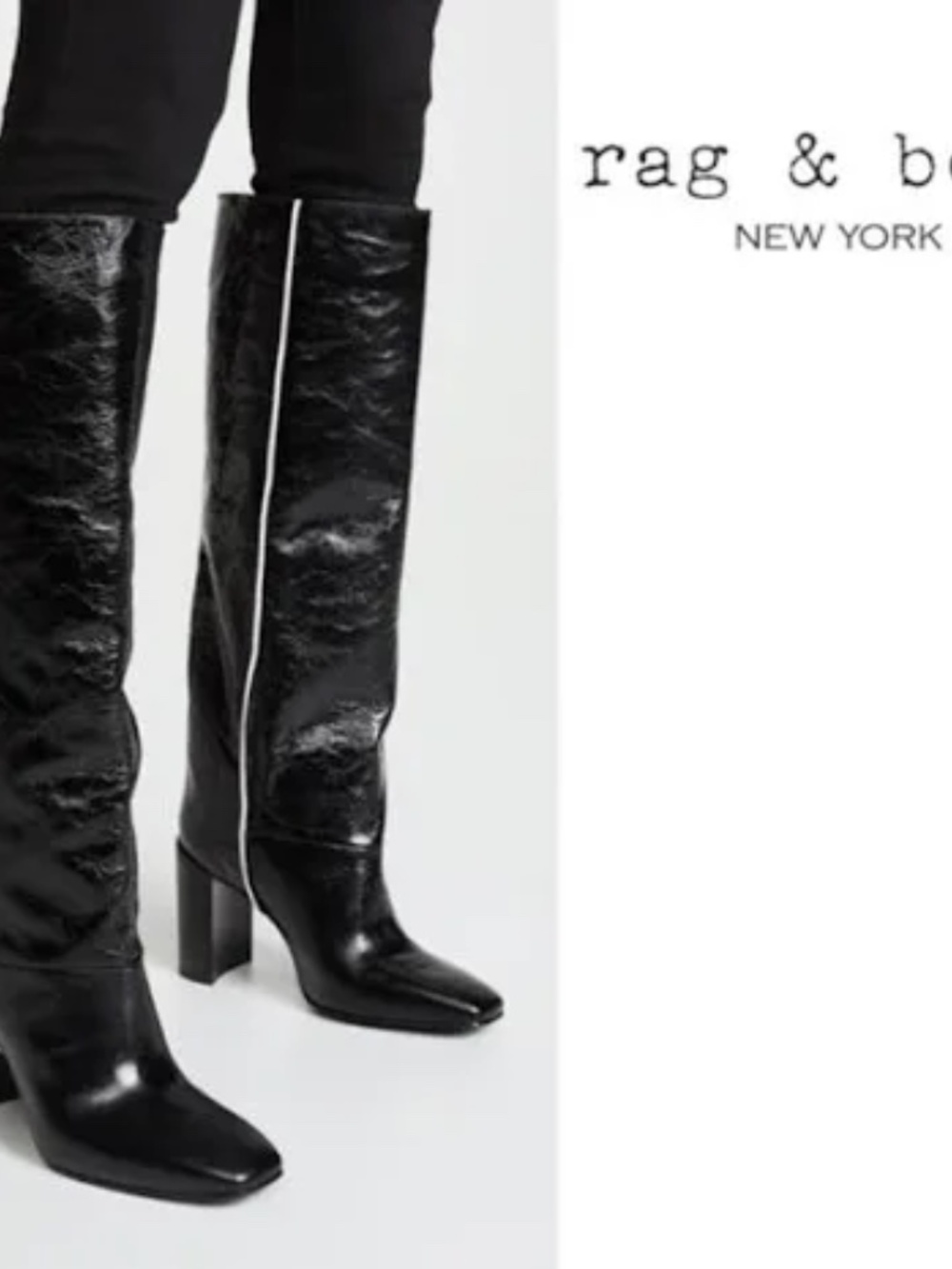 Rag and Bone Knee High Boots, 37.5 - Picture 3 of 3